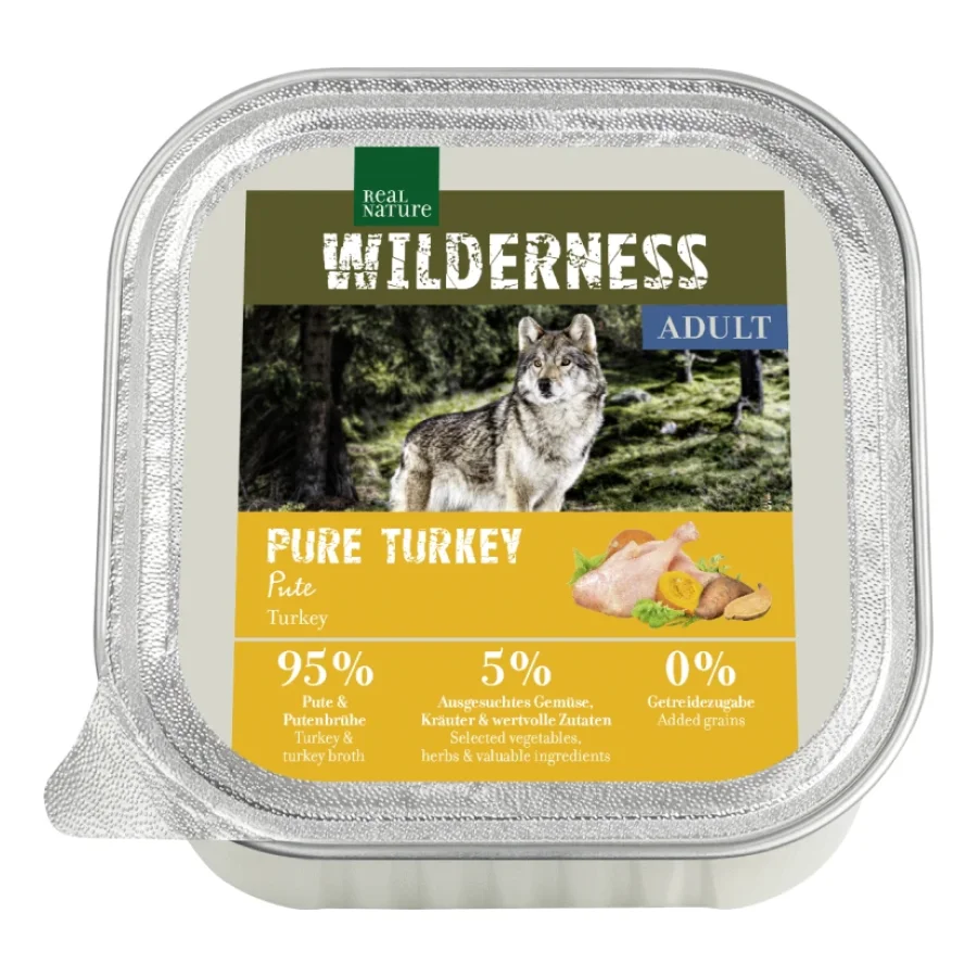 REAL NATURE WILDERNESS Adult Pure Turkey 32x100 g