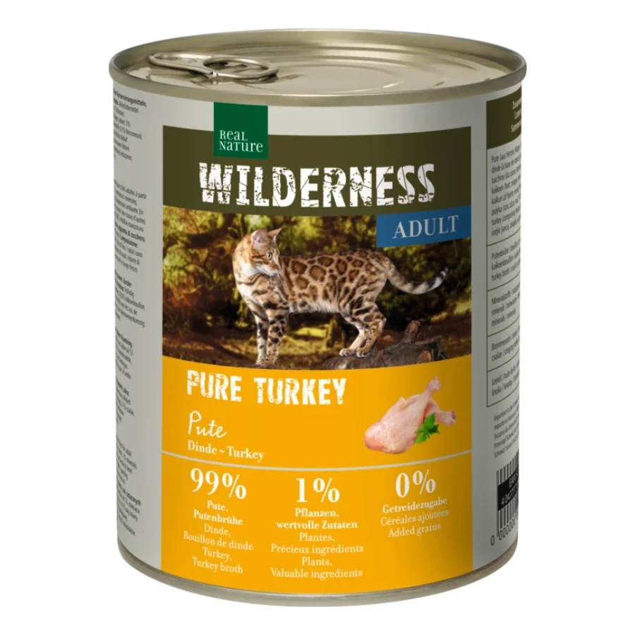 REAL NATURE WILDERNESS Adult Pure Turkey 6x800 g