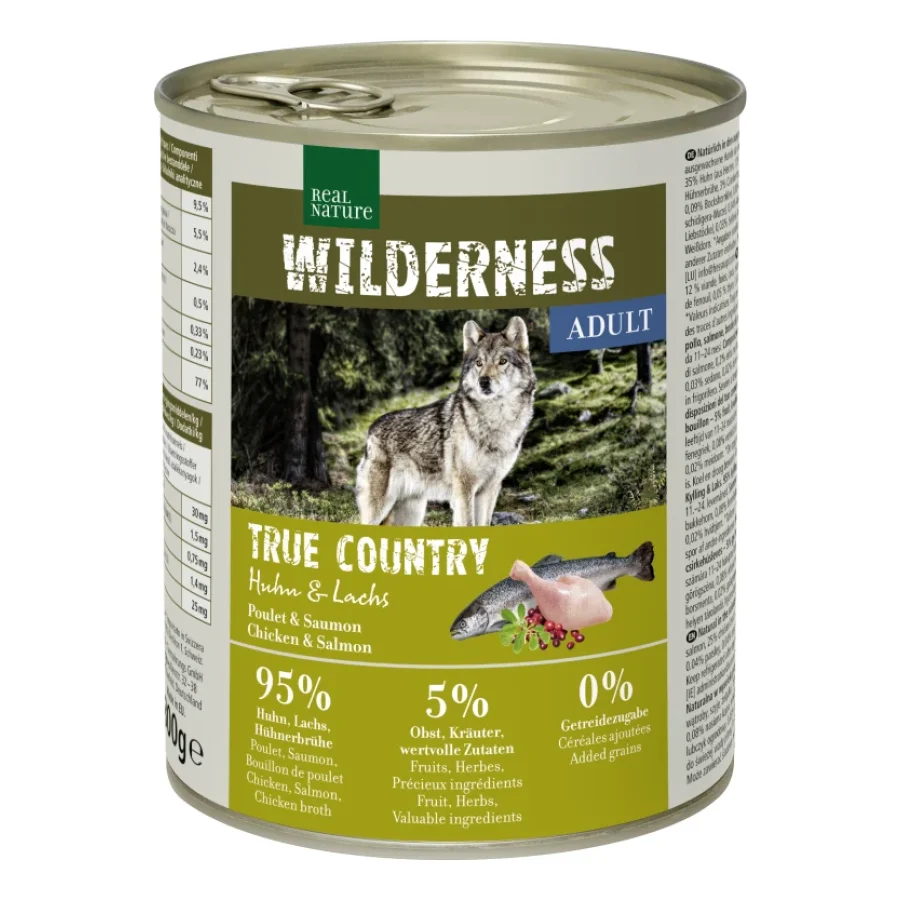 REAL NATURE WILDERNESS Adult True Country Huhn & Lachs 12x800 g