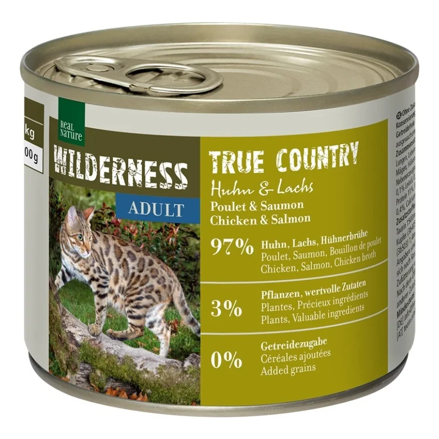 REAL NATURE WILDERNESS Adult True Country Huhn & Lachs 6x200 g
