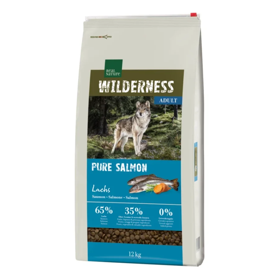 REAL NATURE WILDERNESS Adulte Pur Saumon 12 kg