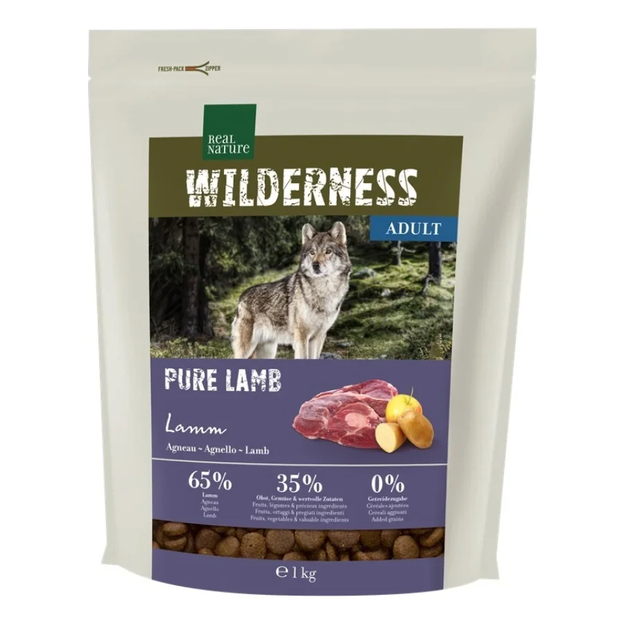 REAL NATURE WILDERNESS Adulte Pure Agneau 1 kg