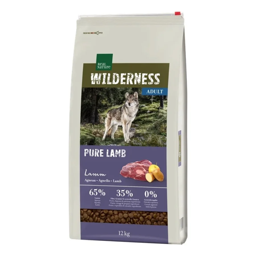 REAL NATURE WILDERNESS Adulte Pure Agneau 12 kg