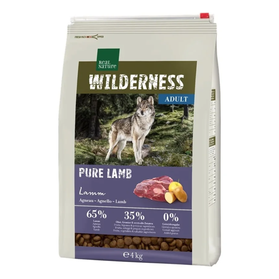 REAL NATURE WILDERNESS Adulte Pure Agneau 4 kg
