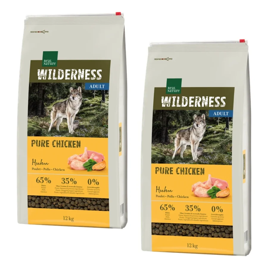 REAL NATURE WILDERNESS Adulte Pure Chicken 2x12 kg