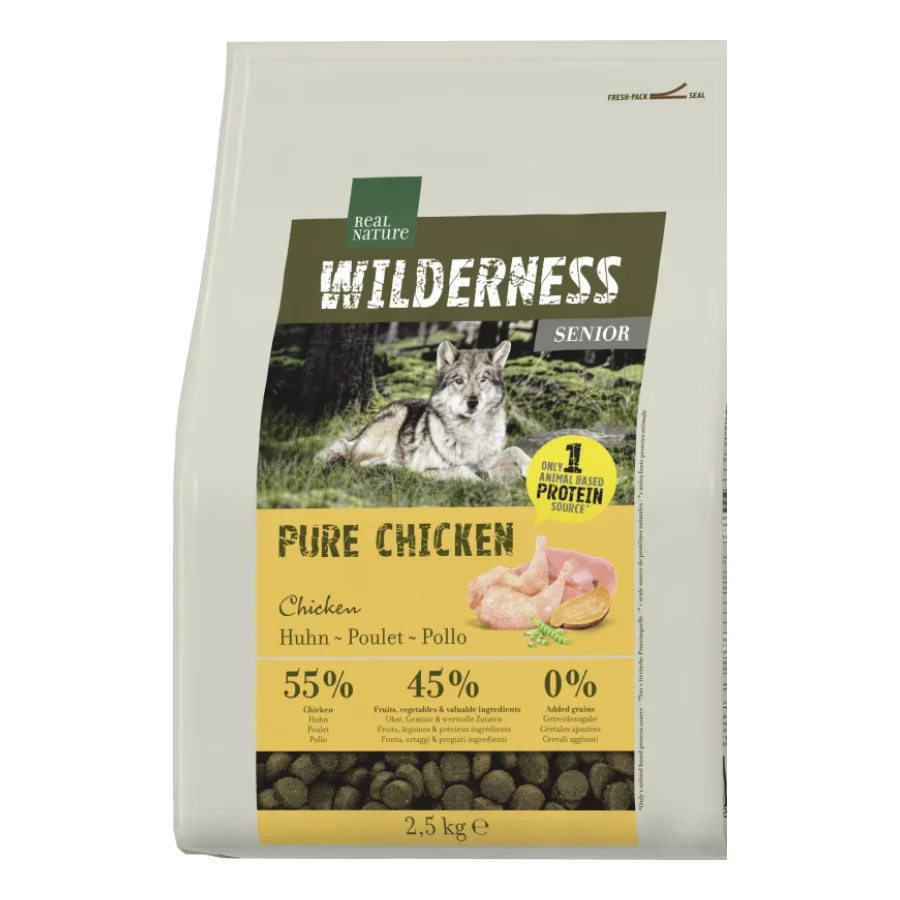 REAL NATURE WILDERNESS Aliment sec pour chien senior Pure Chicken 2,5kg