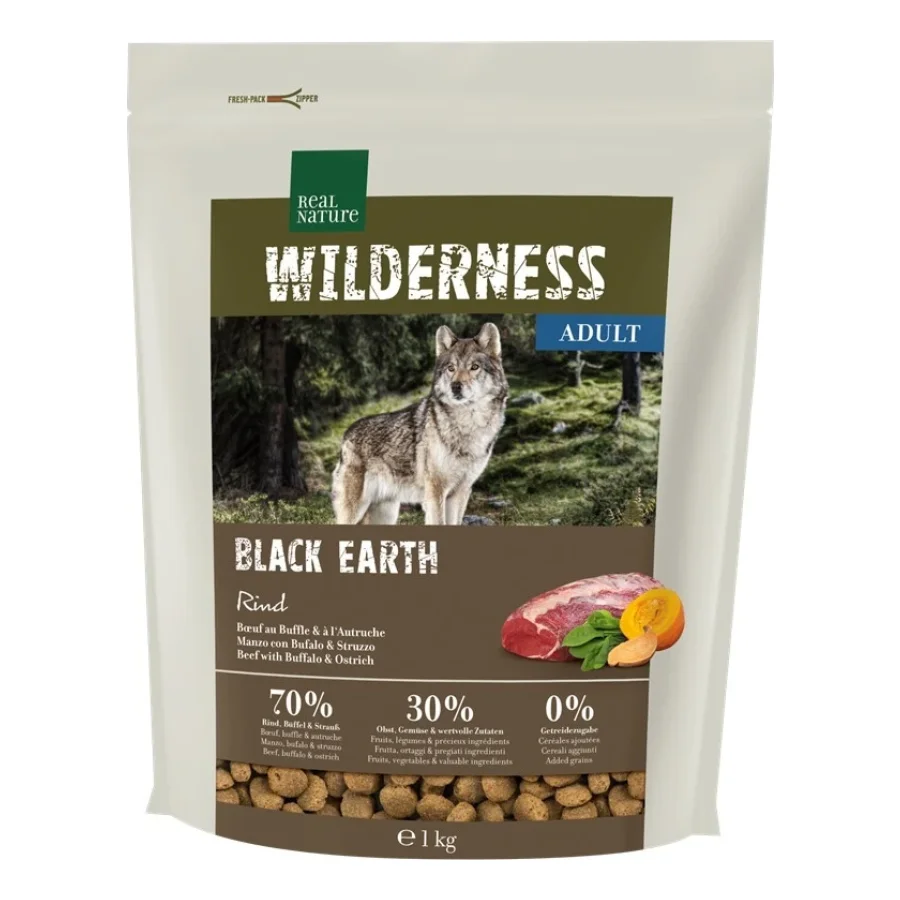 REAL NATURE WILDERNESS Black Earth Bœuf & buffle 1 kg