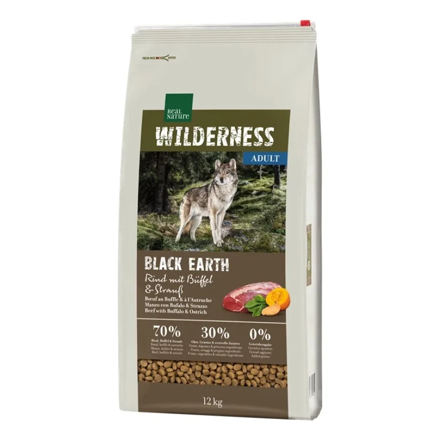 REAL NATURE WILDERNESS Black Earth Bœuf & buffle 12 kg