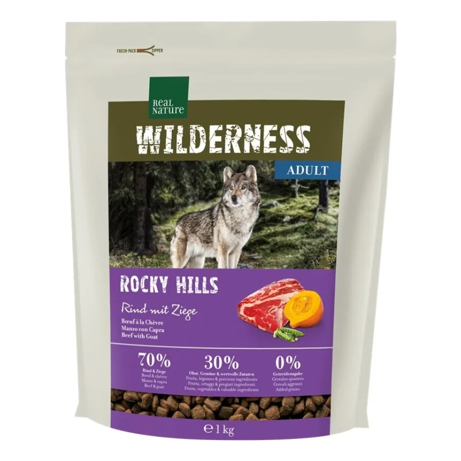 REAL NATURE WILDERNESS bœuf et chèvre 1 kg