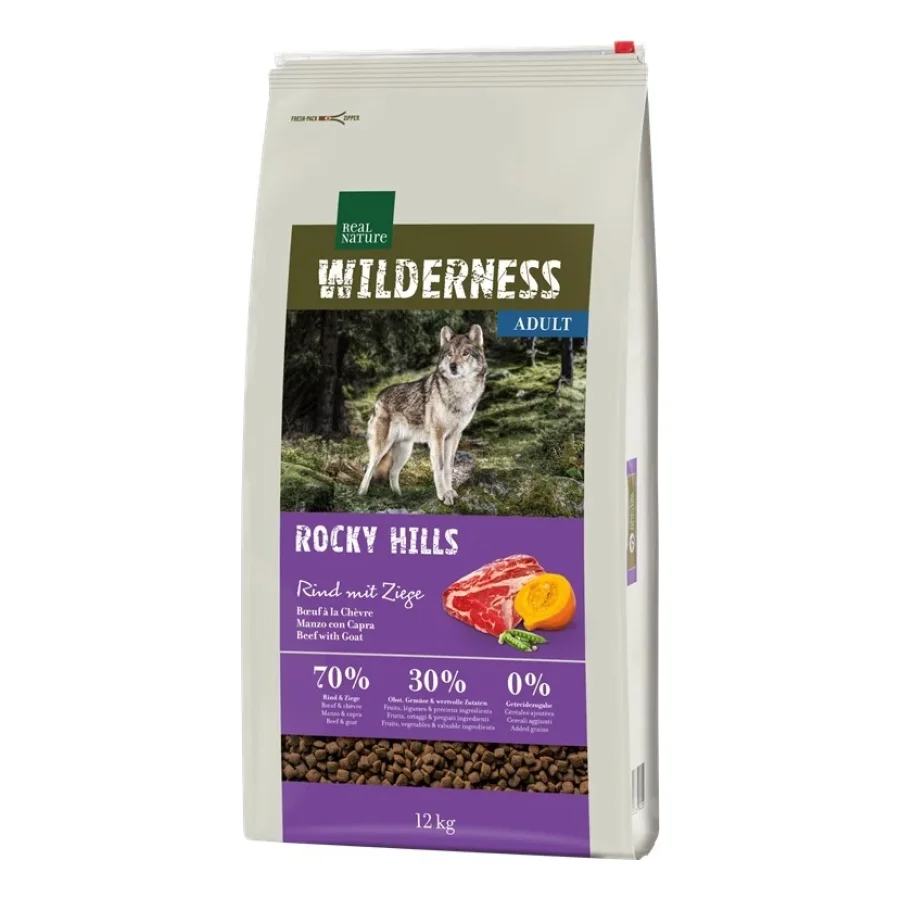 REAL NATURE WILDERNESS bœuf et chèvre 12 kg