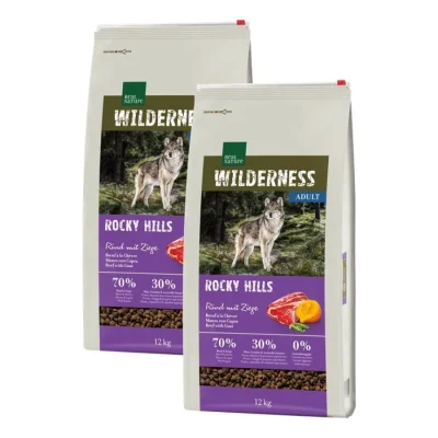 REAL NATURE WILDERNESS bœuf et chèvre 2x12 kg