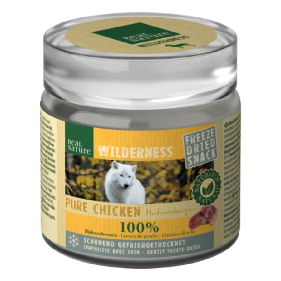 REAL NATURE Wilderness Cœurs de poulet 40 g