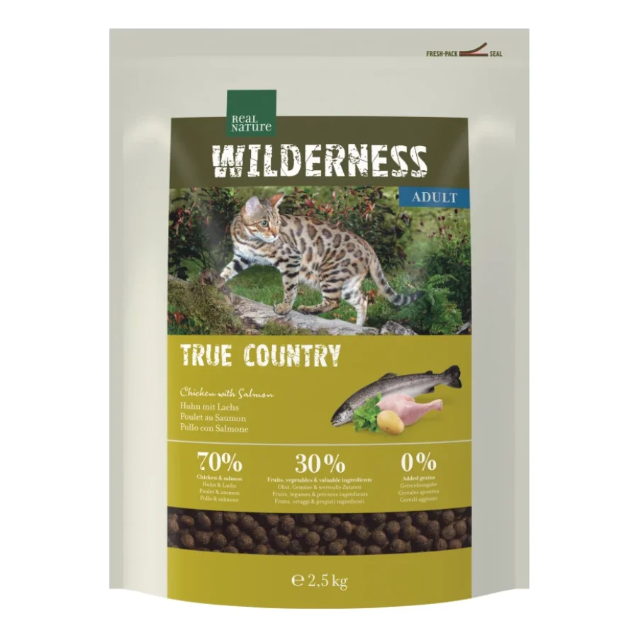 REAL NATURE WILDERNESS Croquettes pour chat adulte True Country 2,5 kg