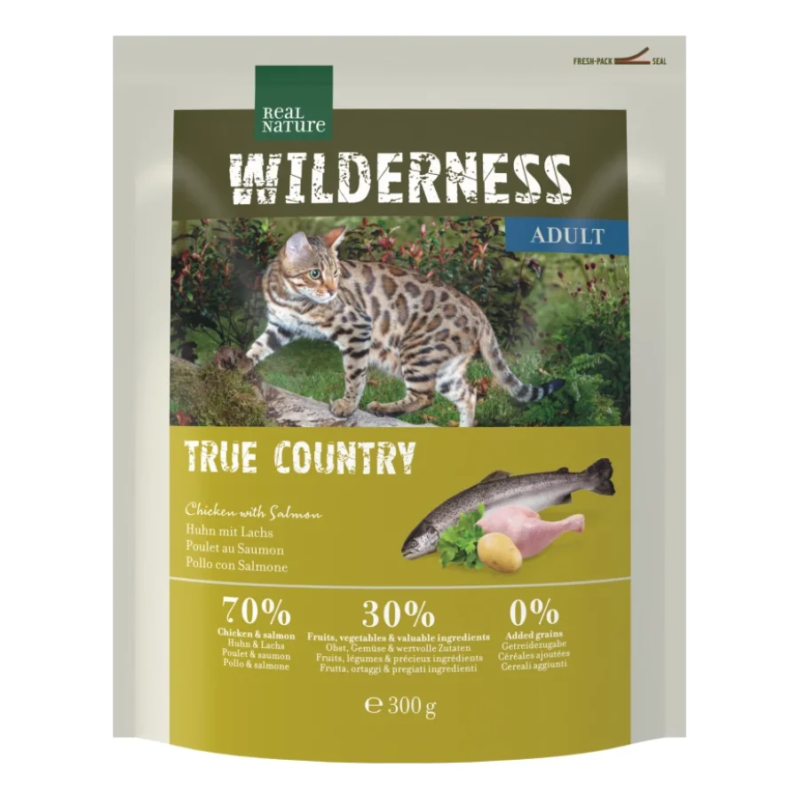 REAL NATURE WILDERNESS Croquettes pour chat adulte True Country 300 g