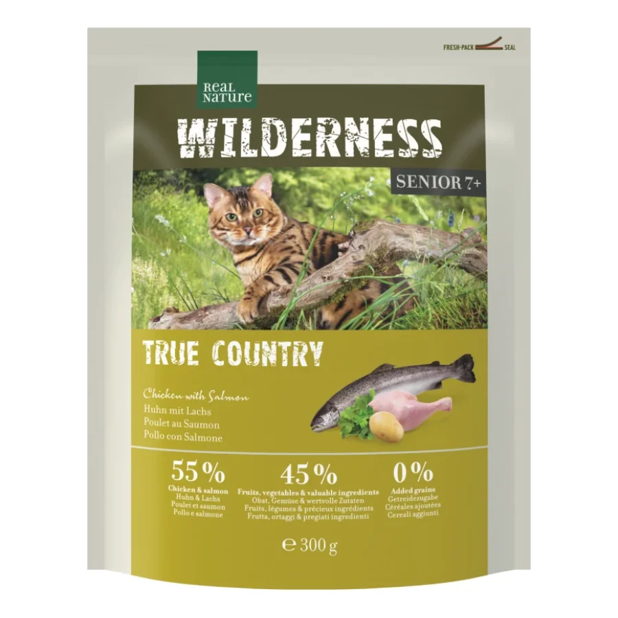 REAL NATURE WILDERNESS Croquettes pour chat Senior 7+ True Country 300 g