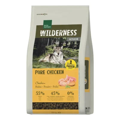 REAL NATURE WILDERNESS Croquettes pour chien, Senior, Pure Chicken 12 kg