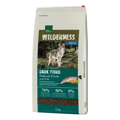 REAL NATURE WILDERNESS Dark Fjord Cerf, saumon et canard 12 kg