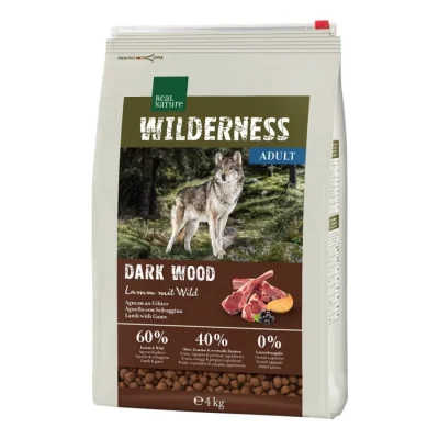 REAL NATURE WILDERNESS Dark Wood Agneau avec Gibier 4 kg