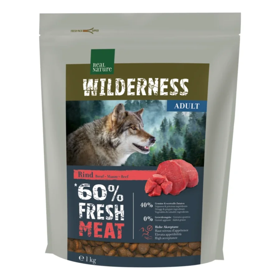 REAL NATURE WILDERNESS Fresh Meat Beef Adult 1 kg