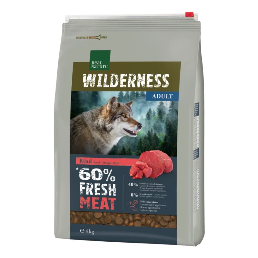 REAL NATURE WILDERNESS Fresh Meat Beef Adult 4 kg