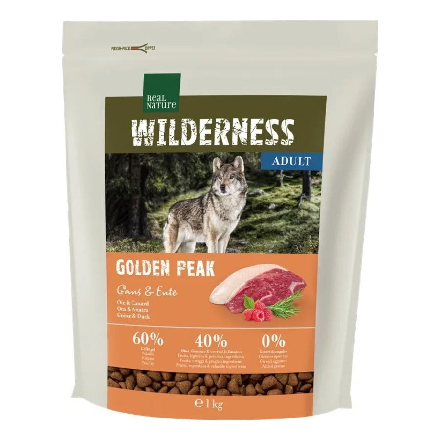 REAL NATURE WILDERNESS Golden Peak Oie et canard 1 kg