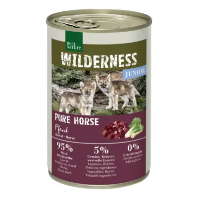 REAL NATURE WILDERNESS Junior PURE HORSE  Cheval 12x400 g