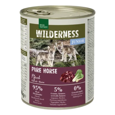 REAL NATURE WILDERNESS Junior PURE HORSE  Cheval 12x800 g