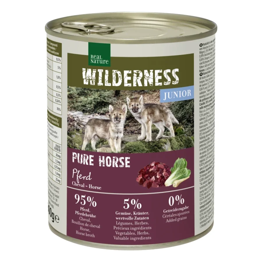 REAL NATURE WILDERNESS Junior PURE HORSE  Cheval 12x800 g