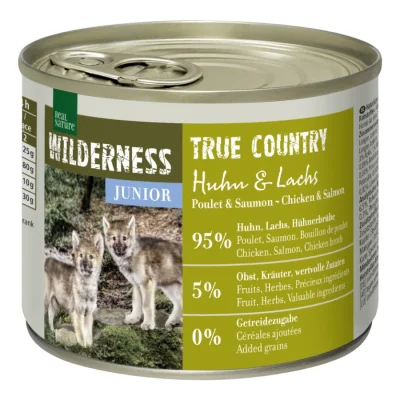 REAL NATURE WILDERNESS Junior True Country Huhn & Lachs 24x200 g