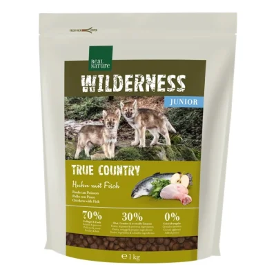 REAL NATURE WILDERNESS Junior True Country poulet au poisson 1 kg