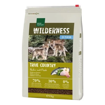 REAL NATURE WILDERNESS Junior True Country poulet au poisson 4 kg