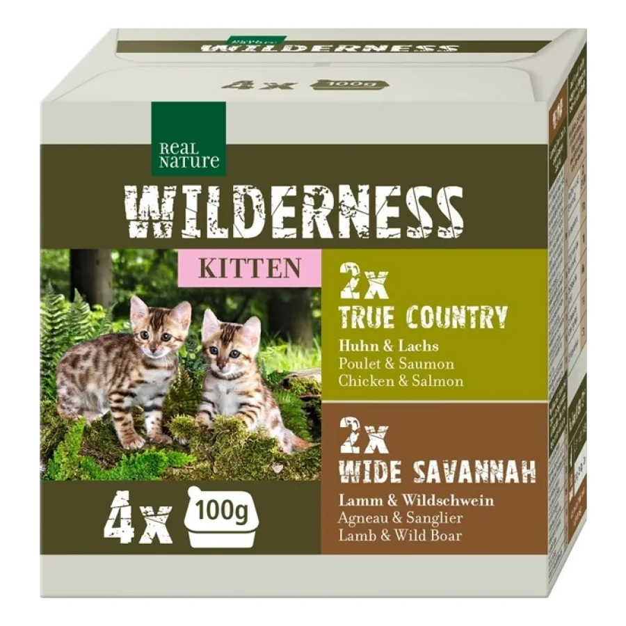 REAL NATURE WILDERNESS Kitten Multipack 4x100g