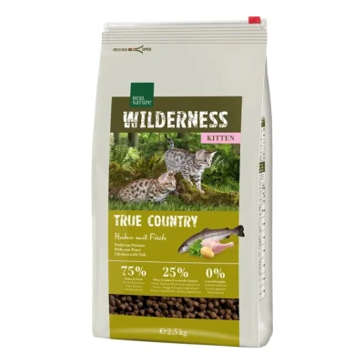 REAL NATURE WILDERNESS Kitten True Country Poulet au poisson 2,5 kg