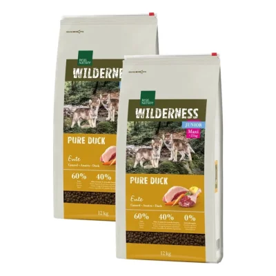 REAL NATURE WILDERNESS Maxi Junior Pur Canard 2x12 kg