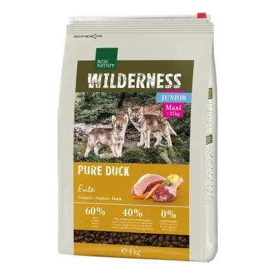 REAL NATURE WILDERNESS Maxi Junior Pur Canard 4 kg