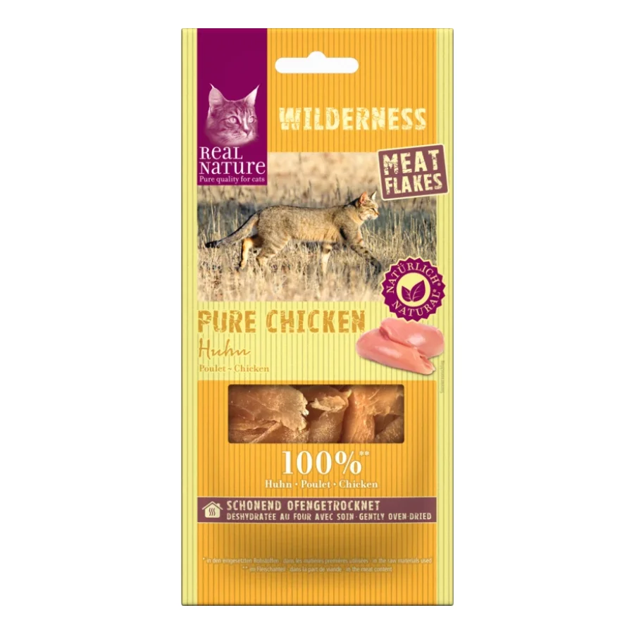 REAL NATURE WILDERNESS Meat Flakes 12x10g Pure Chicken