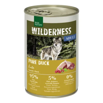 REAL NATURE WILDERNESS Nourriture humide Chien Adulte Pure Duck 12x400 g