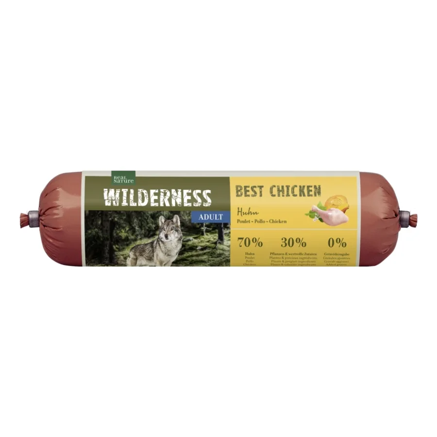 REAL NATURE WILDERNESS nourriture humide pour chien, adulte Poulet 6x400 g
