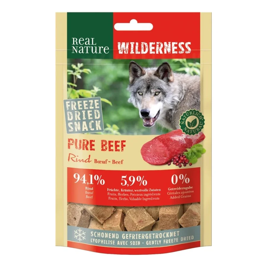 REAL NATURE Wilderness Pure Snack 1 x 50 g Bœuf