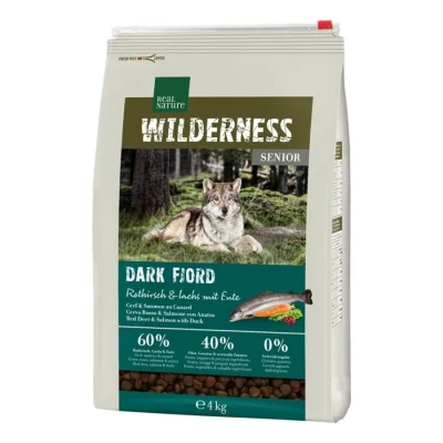 REAL NATURE WILDERNESS Senior Dark Fjord Cerf et saumon 4 kg