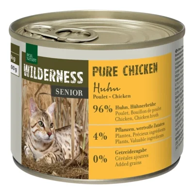 REAL NATURE WILDERNESS Senior Pure Chicken 24x200 g