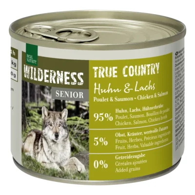 REAL NATURE WILDERNESS Senior True Country Huhn & Lachs 24x200 g
