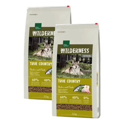 REAL NATURE WILDERNESS Senior True Country Poulet au poisson 2x12 kg