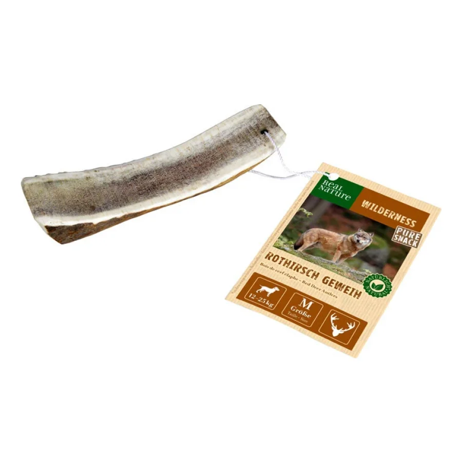 REAL NATURE WILDERNESS Snack de bois de cerf rouge demi M