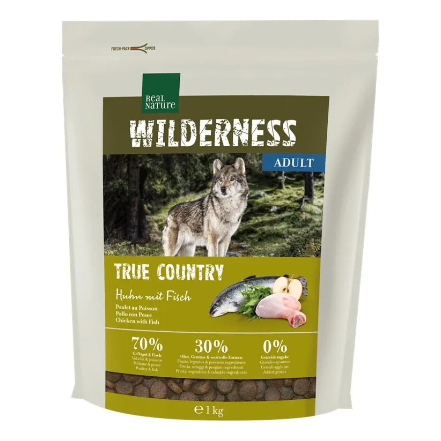 REAL NATURE WILDERNESS True Country Adult Poulet au poisson 1 kg