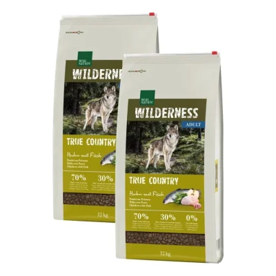 REAL NATURE WILDERNESS True Country Adult Poulet au poisson 2x12 kg