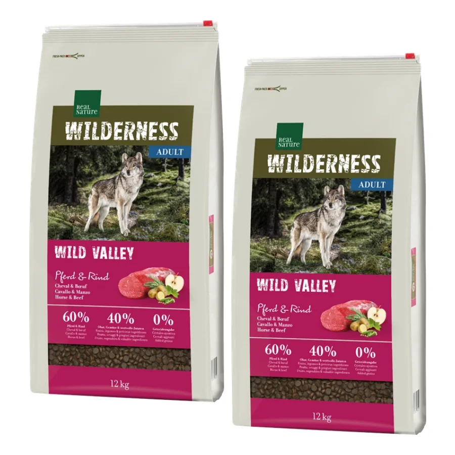 REAL NATURE WILDERNESS Wild Valley Cheval et bœuf 2x12 kg
