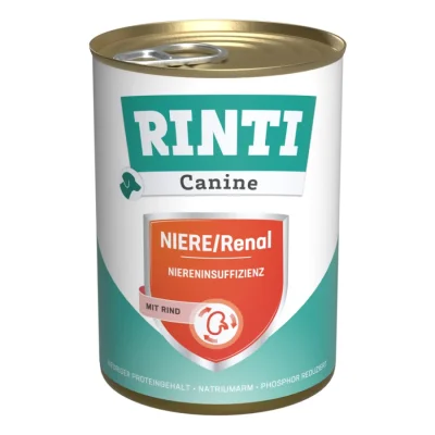 RINTI Canine Rein/Renal Bœuf 12 x 400 g