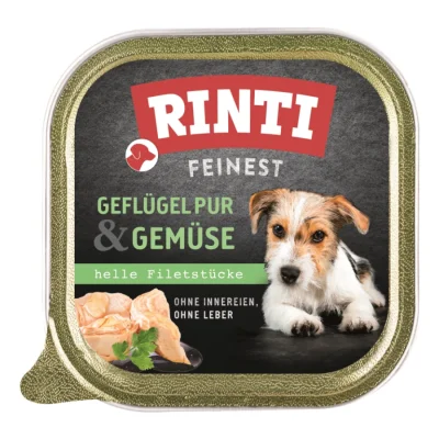 RINTI Feinest Adult Pur volaille et légumes 44x150 g