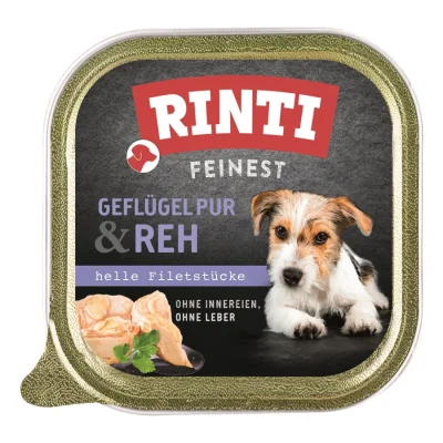 RINTI Feinest Adult Volaille Pur et chevreuil 44x150 g